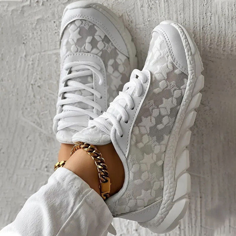 Scarlett™ - Sneakers comode con dettagli fatti a mano