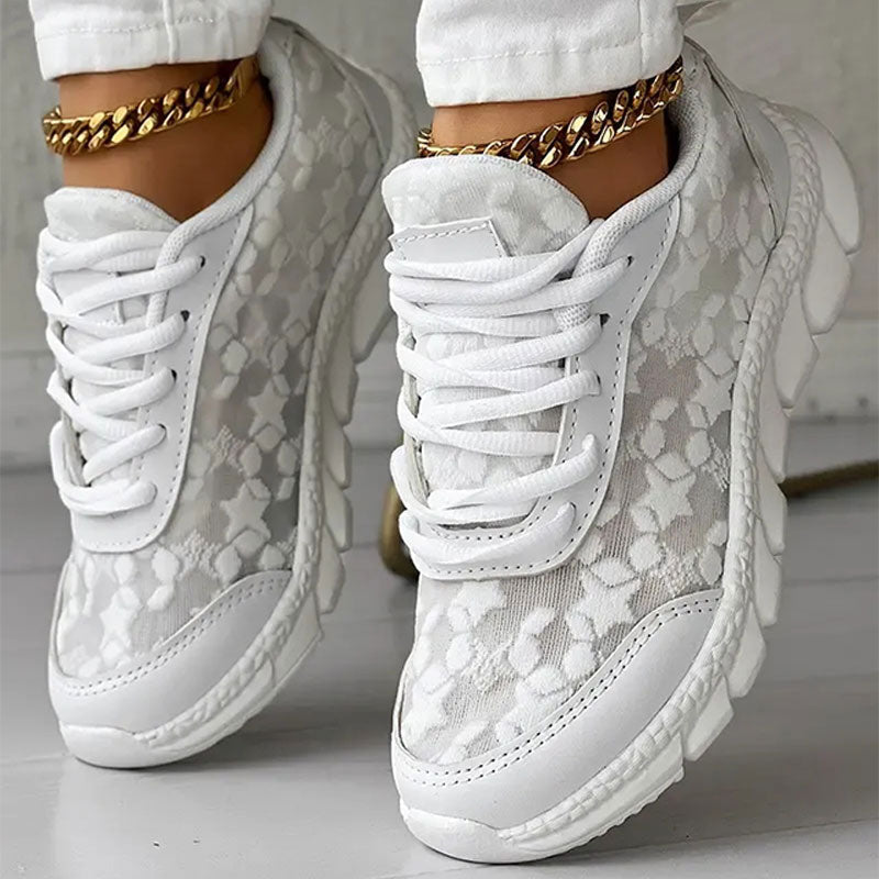 Scarlett™ - Sneakers comode con dettagli fatti a mano